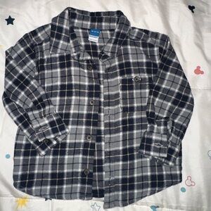 Navy Blue and Grey Old Navy flannel